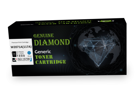 Toner Diamond HP 117A  W2071A Couleur Cyan