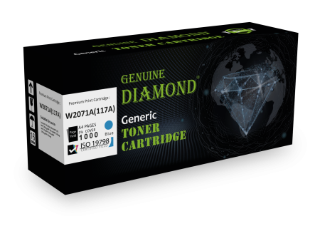 Toner Diamond HP 117A  W2071A Couleur Cyan