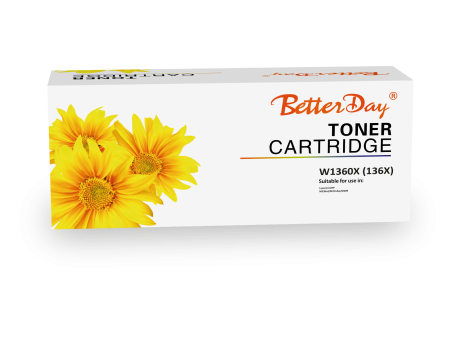 Toner Better Day  HP 136X (W1360X) sans puce