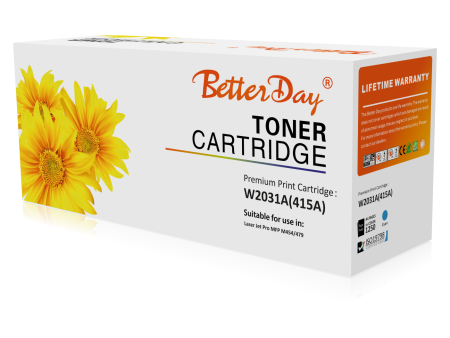 Toner BetterDay HP 415A W2031A couleur cyan