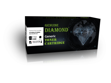 Toner Diamond  HP CF540A  CF400A CANON  CRG-054  045 Couleur Noir