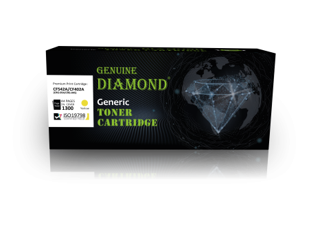 Toner Diamond HP CF542A CF402A CANON  CRG-054  045 Couleur Yellow