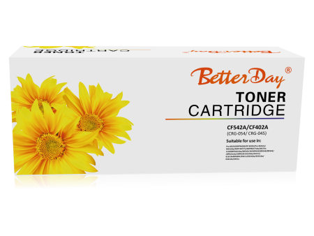 Toner Better Day HP CF542A CF402A CANON CRG-054  045 Couleur Yellow