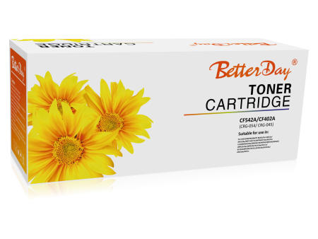 Toner Better Day HP CF542A CF402A CANON CRG-054  045 Couleur Yellow