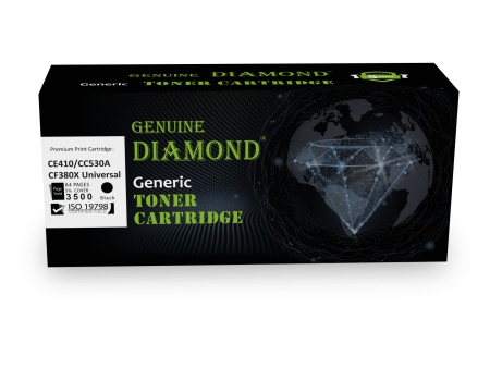 Toner Diamond HP CE410 CC530 CF380X Universal Couleur Noir