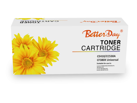 Toner Better Day HP CE410 CC530 CF380X Universal Couleur Noir