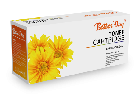 Toner Better Day HP CF412A CRG-046 Couleur Yellow