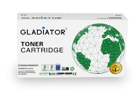 Toner Gladiator HP CF226X CANON CRG052H Couleur Noir