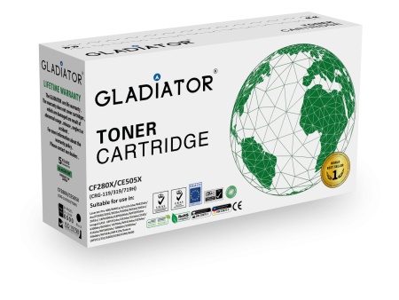 Toner Gladiator HP CF280X CE505X CANON CRG-119 319 719