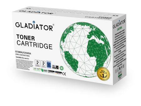 Toner Gladiator HP CF280X CE505X CANON CRG-119 319 719