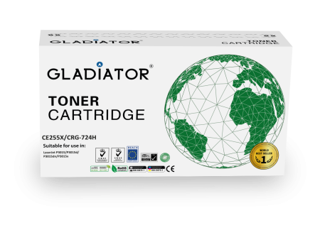 Toner Gladiator HP CE255X  CRG-724H couleur noir