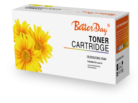 Toner Better Day HP CE255X  CRG-724H couleur noir