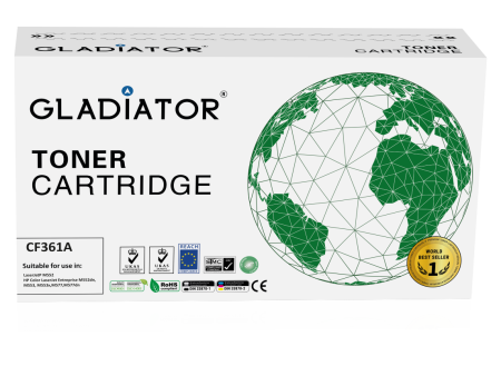 Toner Gladiator HP 508A CF361A couleur cyan