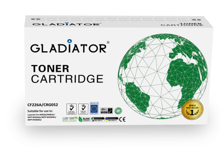 Toner Gladiator HP CF226A CANON CRG052 Couleur Noir