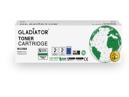 Toner Gladiator HP W1106A Couleur Noir