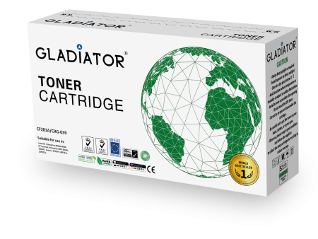 Toner Gladiator HP CF281A  CANON CRG-039 couleur noir