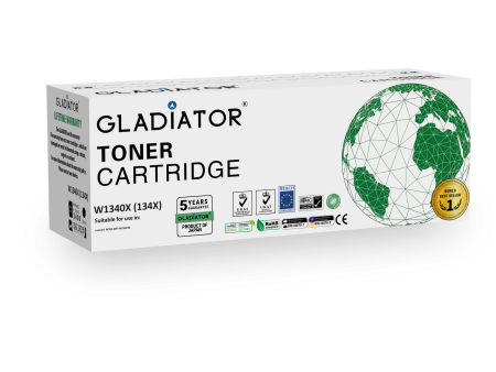 Toner Gladiator HP 134X (W1340X) couleur noir sans puce