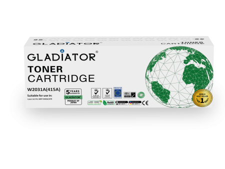 Toner Gladiator HP 415A W2031A couleur cyan