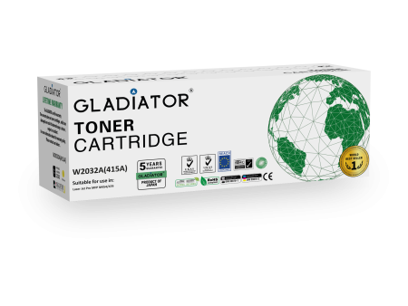 Toner Gladiator HP 415A W2032A couleur yellow