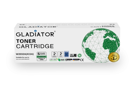 Toner Gladiator HP 415A W2032A couleur yellow