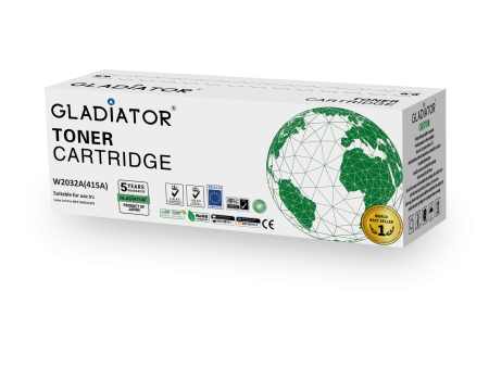 Toner Gladiator HP 415A W2032A couleur yellow