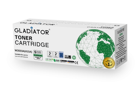 Toner Gladiator HP 415A W2033A Couleur Magenta