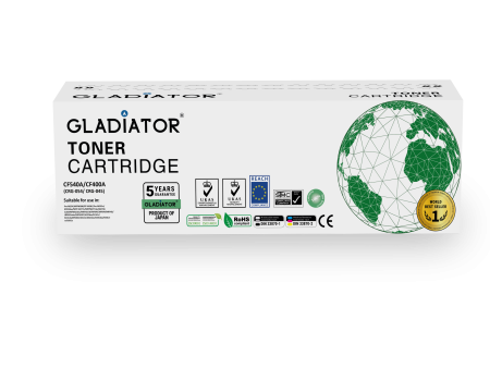 Toner Gladiator HP CF540A  CF400A CANON  CRG-054  045 Couleur Noir