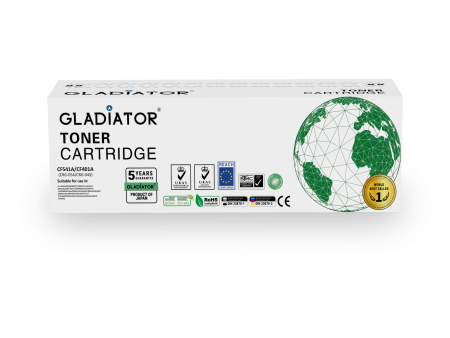 Toner Gladiator HP CF541A  CF401A CANON  CRG-054  045 Couleur Cyan