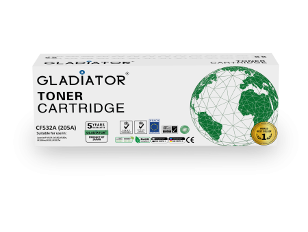 Toner Gladiator HP 205A CF532A Couleur Yellow