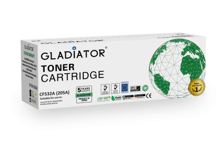 Toner Gladiator HP 205A CF532A Couleur Yellow