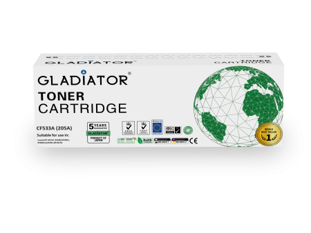 Toner Gladiator HP 205A CF533A Couleur Magenta