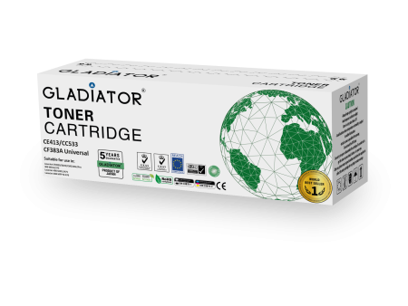 Toner Gladiator HP CE413 CC533  CF383A Universal Couleur Magenta