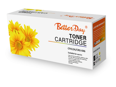 Toner Better Day HP CF412A CRG-046 Couleur Yellow